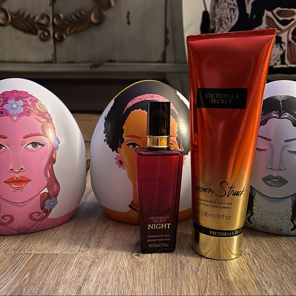 Victoria’s Secret Night Fragrance Mist and Passion Struck Lotion Bundle
